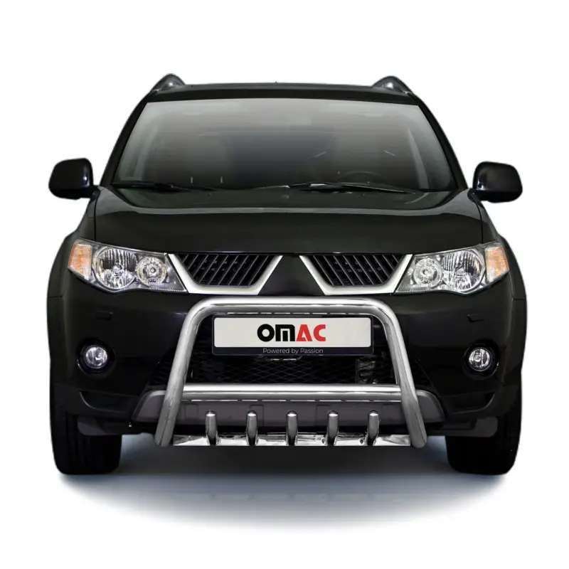 Frontbügel Frontschutzbügel für Mitsubishi Outlander 2007-2010 Stahl ABE Silber Saisonangebot