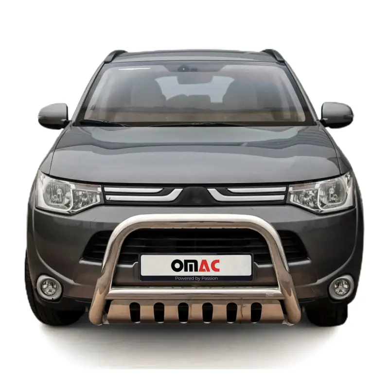 Wochenendangebot Frontbügelschutz Frontschutzbügel für Mitsubishi Outlander 2012-2015 ABE Silber