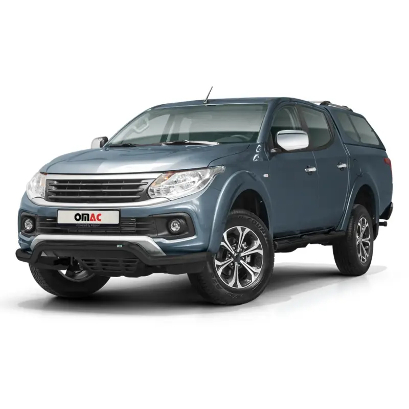 Preisreduziert Frontbügel Frontschutzbügel für Fiat Fullback 2016-2021 mit ABE Stahl Schwarz