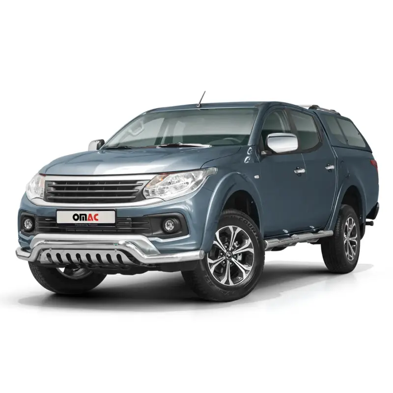 Angebot Frontbügel Frontschutzbügel für Fiat Fullback 2016-2021 mit ABE Stahl Silber
