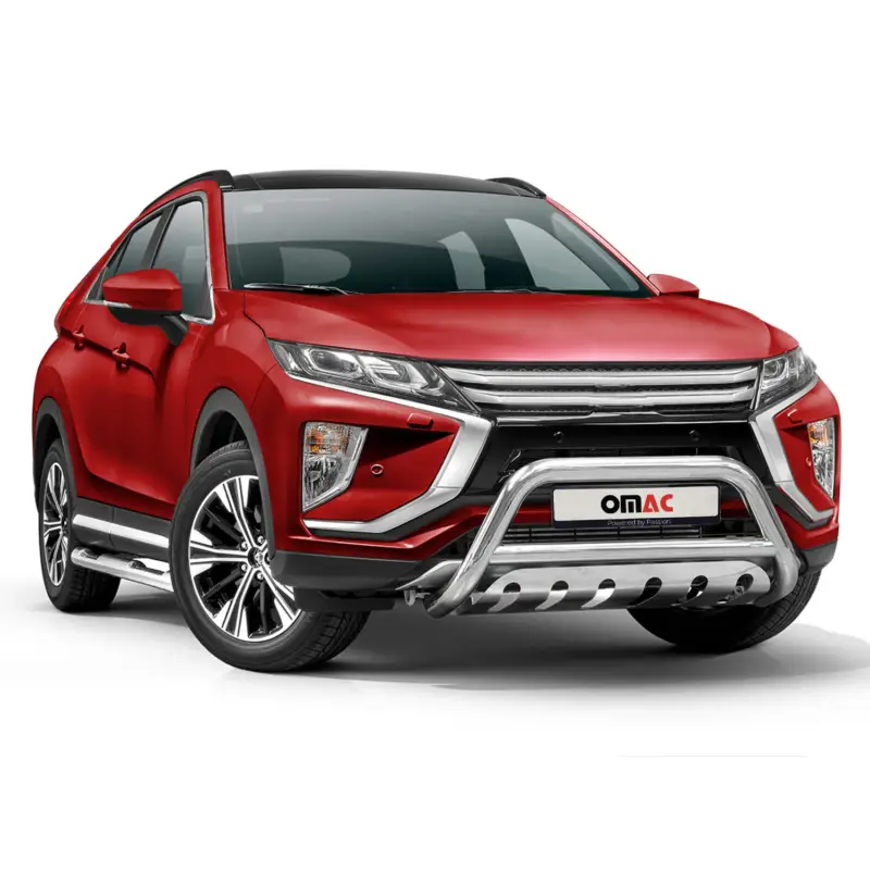 Geprüft Frontbügel Frontschutzbügel für Mitsubishi Eclipse Cross 2018-2019 Silber ABE