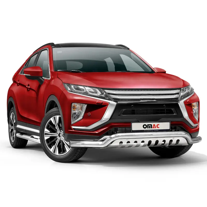 Frontbügelschutz Frontschutz für Mitsubishi Eclipse Cross 2018-2019 ABE Silber Preisreduziert