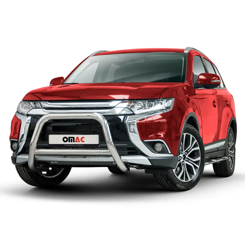 Frontbügel Frontschutzbügel für Mitsubishi Outlander 2015-2021 Stahl ABE Silber Billig