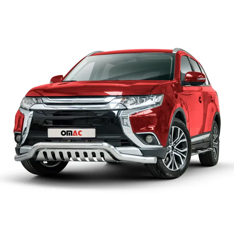 Frontbügelschutz Frontschutzbügel für Mitsubishi Outlander III 2015-18 FL Silber Wochenendangebot