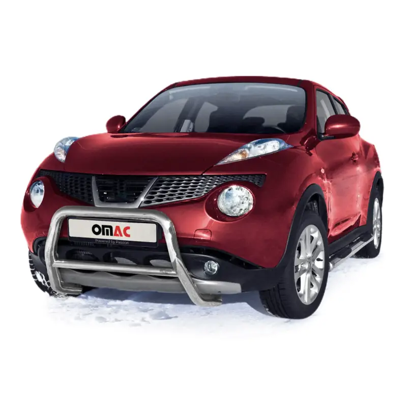 Frontbügel Frontschutzbügel für Nissan Juke 2010-2014 mit ABE Stahl Silber Rabatt