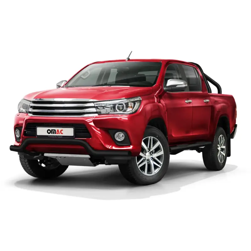 Neue Kollektion Frontschutzbügel Rammschutz für Toyota Hilux 2015-2019 ABE Stahl Schwarz