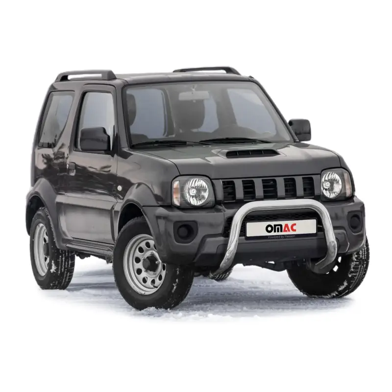 Frontbügel Frontschutzbügel für Suzuki Jimny 2012-2018 mit ABE Stahl Silber Bestpreis