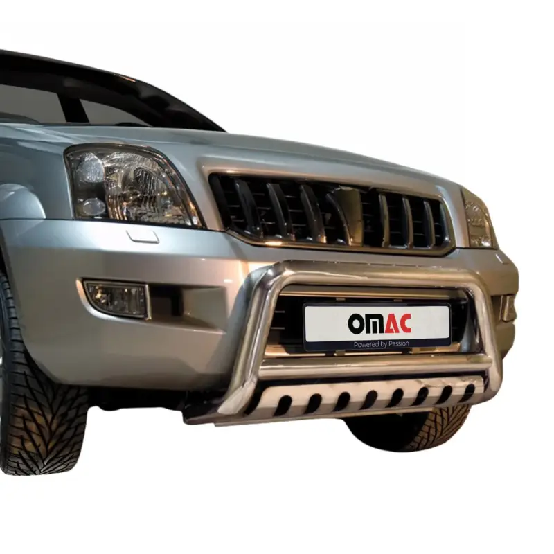 Kracherpreis Frontbügelschutz Frontschutzbügel für Toyota Land Cruiser 120 2003-09 Grau ABE
