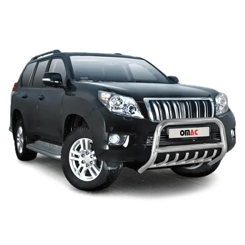 Frontbügel Frontschutzbügel für Toyota Land Cruiser 150 2010-13 ABE Stahl Silber Solange Der Vorrat Reicht