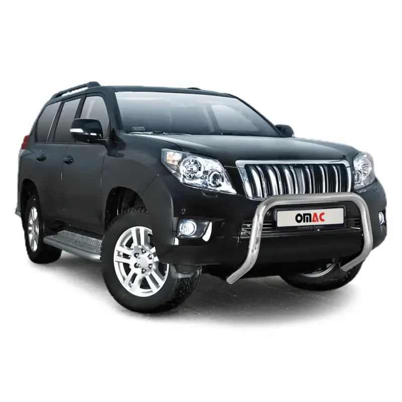 Mega-Angebot Stahl Frontbügel Frontschutzbügel für Toyota Land Cruiser 150 2010-13 ABE Silber