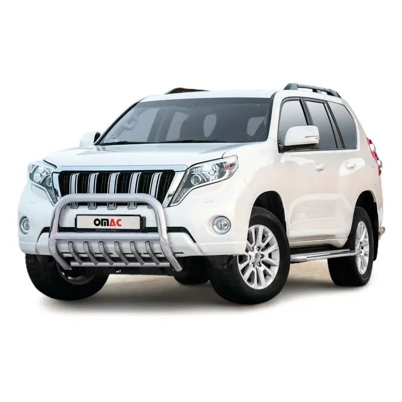 Preis Gesenkt Frontbügel Frontschutzbügel für Toyota Land Cruiser 150 2013-17 ABE Stahl Silber