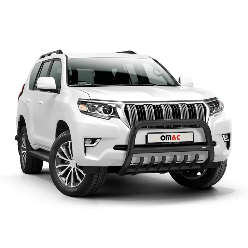 Kracherpreis Edelstahl Frontschutzbügel für Toyota Land Cruiser 150 2019-2023 mit ABE Schwarz