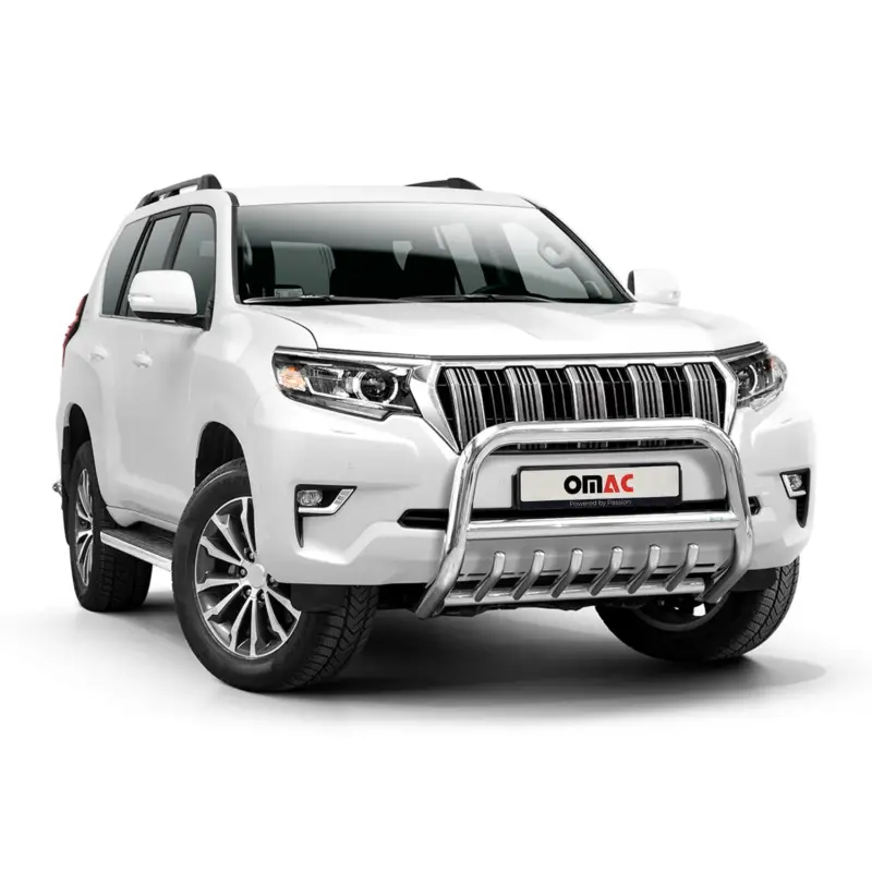 Frontbügel Frontschutzbügel für Toyota Land Cruiser 150 2019-23 ABE Stahl Silber Günstig