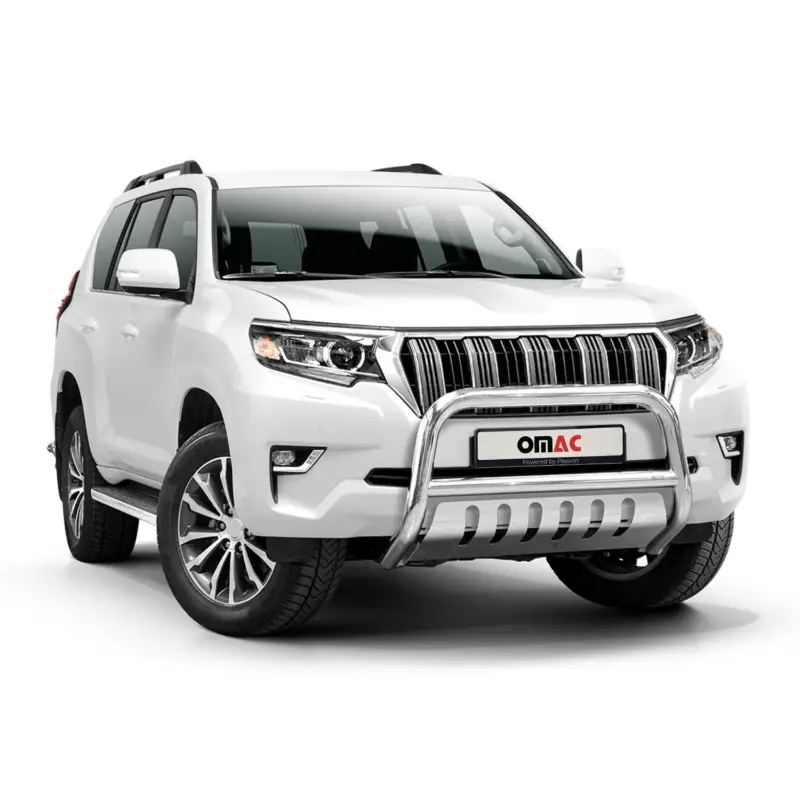 Frontbügelschutz Frontschutzbügel für Toyota Land Cruiser 150 2019-23 ABE Silber Kracherpreis
