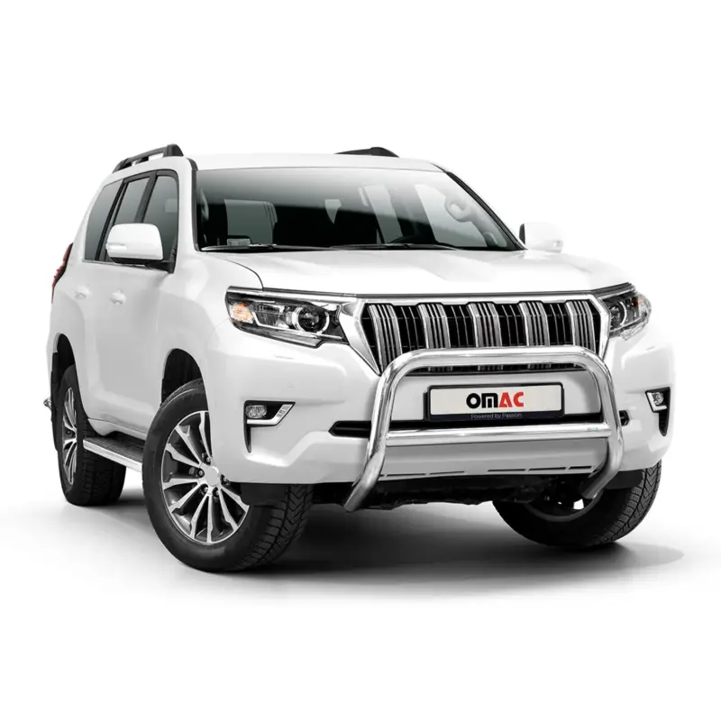 Mega-Angebot Frontbügel Frontschutzbügel für Toyota Land Cruiser 150 2019-2023 ABE Silber