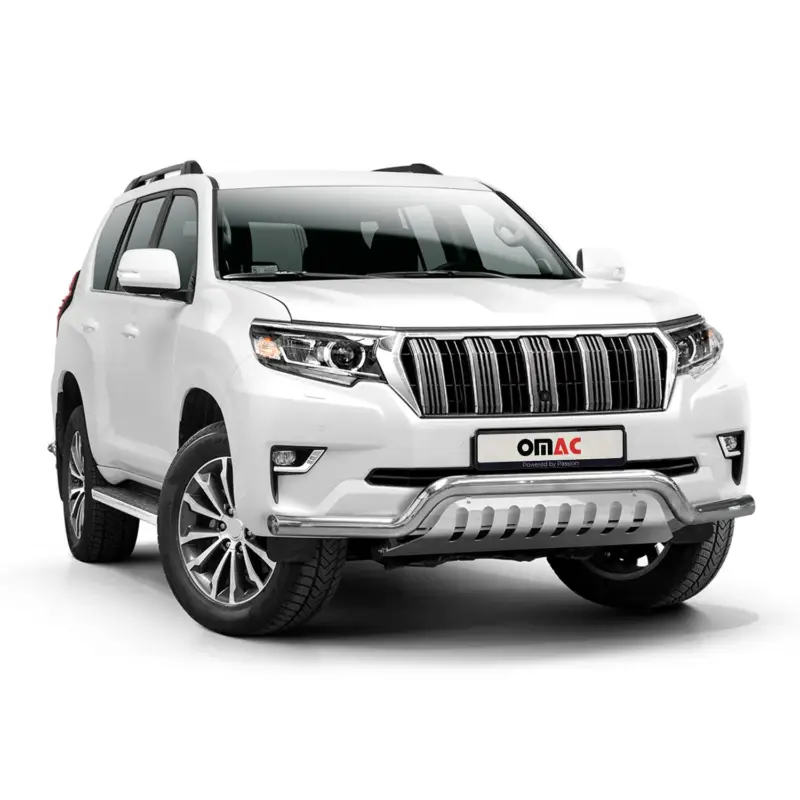 Frontbügelschutz Frontschutzbügel für Toyota Land Cruiser 150 2019-23 Grau ABE Schneller Versand