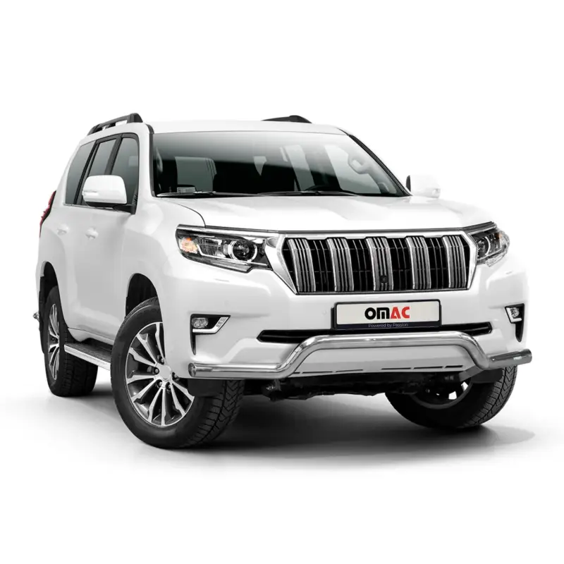 Frontbügel Frontschutzbügel für Toyota Land Cruiser 150 2019-2023 Silber ABE Beliebt
