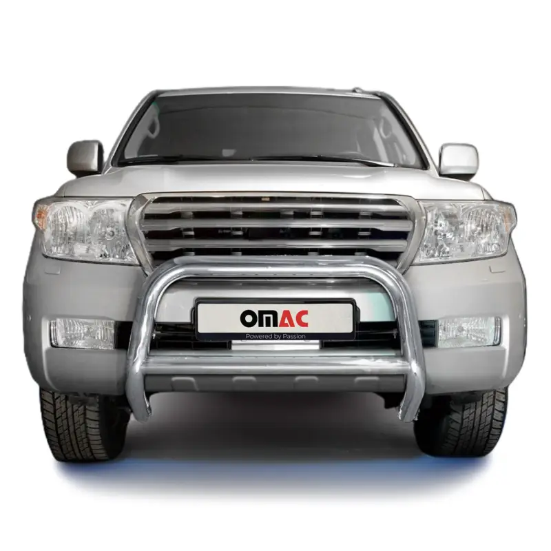 Frontbügel Frontschutzbügel für Toyota Land Cruiser V8 2007-2012 ABE Silber Top-Angebot
