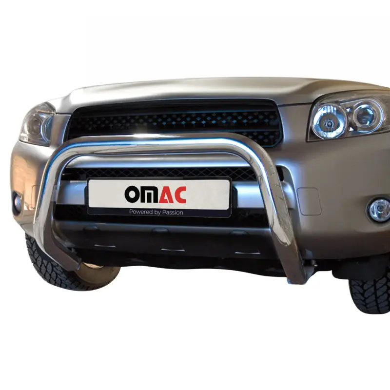 Neu Im Sortiment Stahl Frontbügel Frontschutzbügel für Toyota RAV4 2006-2010 mit ABE Silber