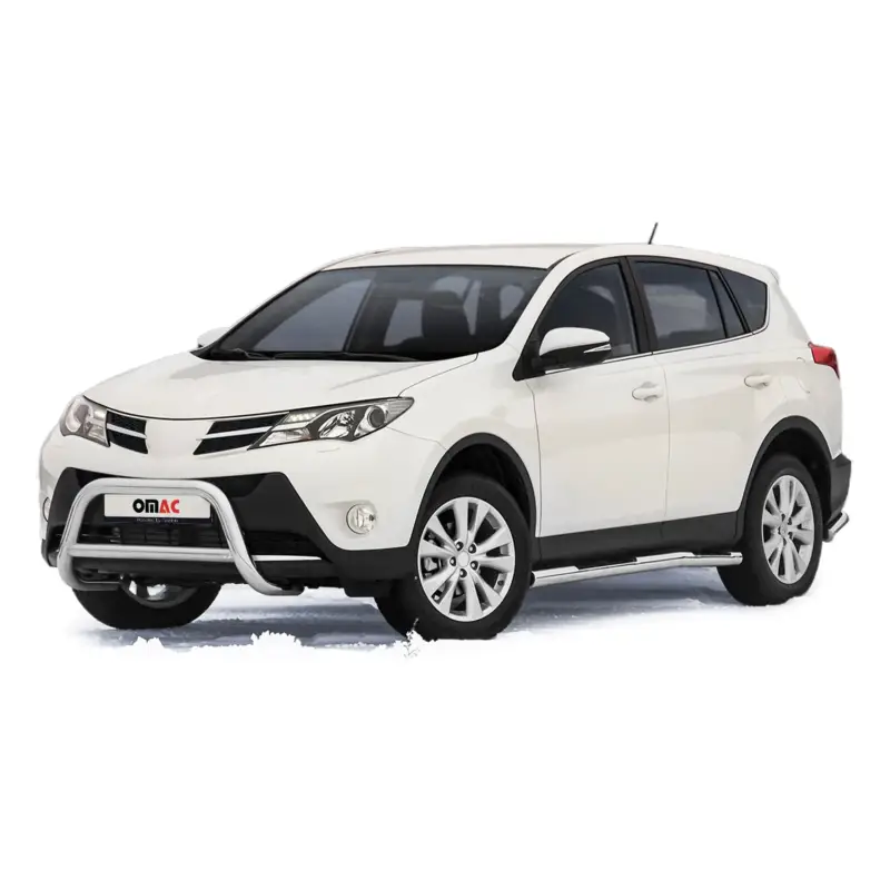 Frontbügel Schutz Frontschutzbügel für Toyota RAV4 2013-2015 Stahl ABE Silber Highlight