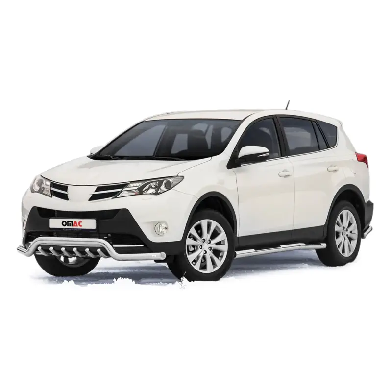 Frontschutzbügel Frontbügel für Toyota RAV4 2013-2015 mit ABE Stahl Silber Garantierte Lieferung