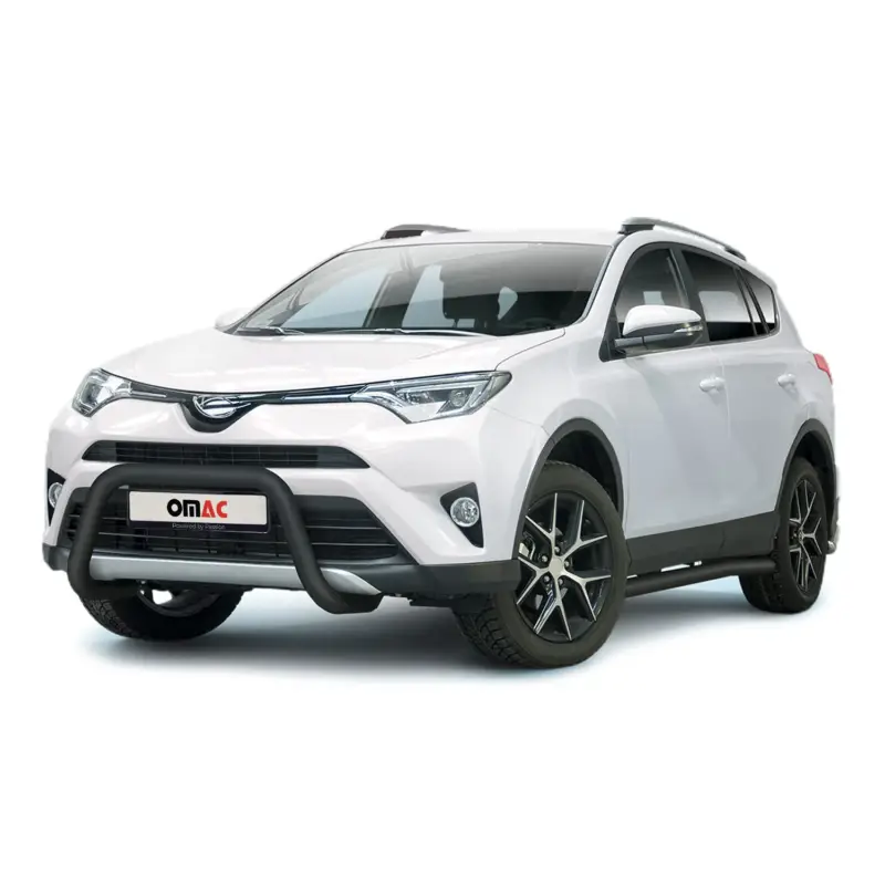 Preis Gesenkt Stahl Frontbügel Frontschutzbügel für Toyota RAV4 2015-2018 mit ABE Schwarz