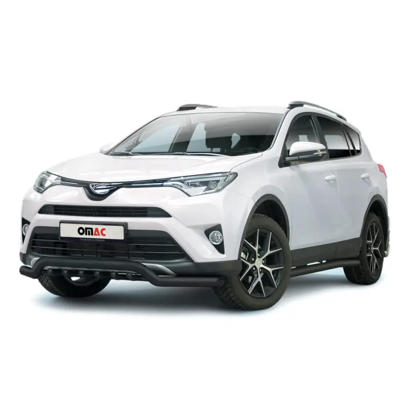 Solange Der Vorrat Reicht Frontschutzbügel Frontbügel für Toyota RAV4 2015-2018 Edelstahl mit ABE Schwarz