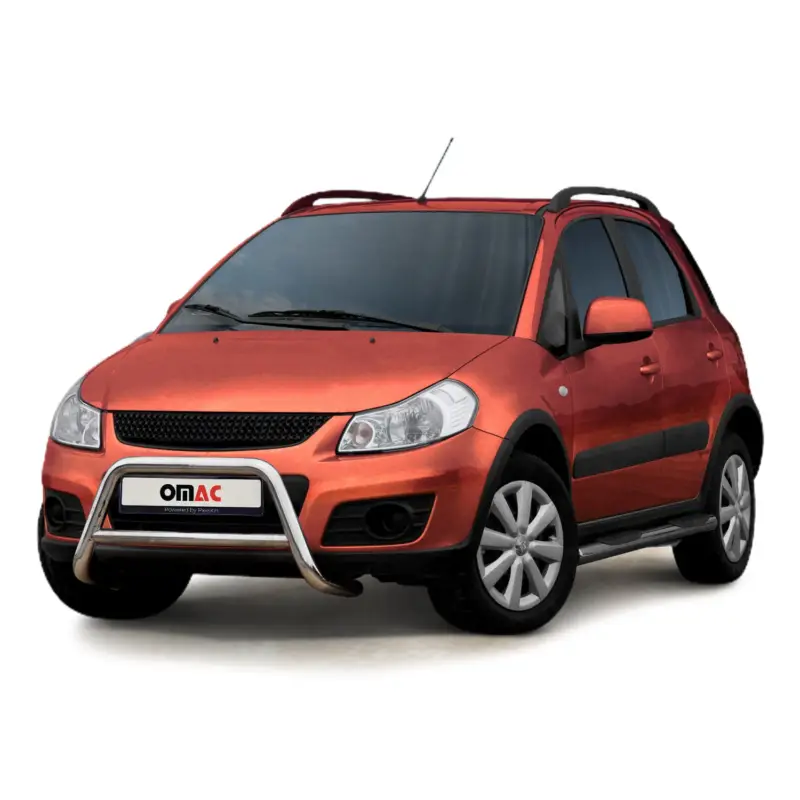 Frontbügel Frontschutzbügel für Suzuki SX4 2006-2013 mit ABE Stahl Silber Must-Have