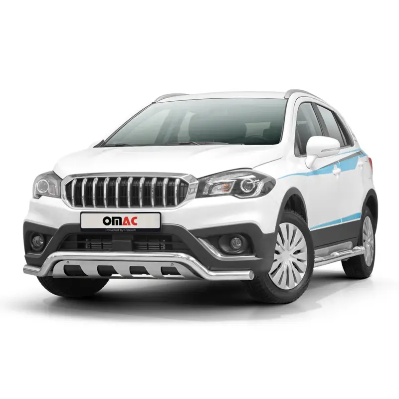 Preisknaller Frontbügelschutz Frontschutzbügel für Suzuki SX4 S-Cross 2016-2022 Grau ABE