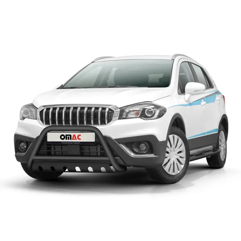Markenprodukt Frontbügel Frontschutzbügel für Suzuki SX4 S-Cross 2016-2022 Stahl ABE Schwarz