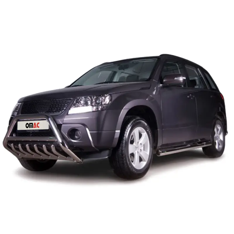 Top-Seller Edelstahl Frontschutzbügel für Suzuki Grand Vitara 2006-2015 mit ABE Silber