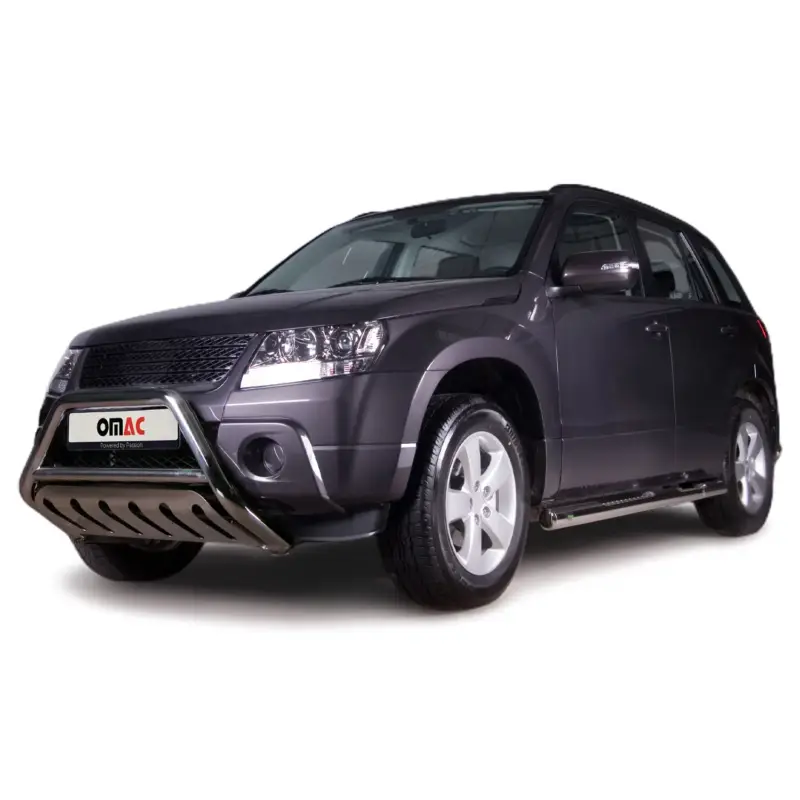 Preiswert Frontbügelschutz Frontschutzbügel für Suzuki Grand Vitara 2006-2015 ABE Silber