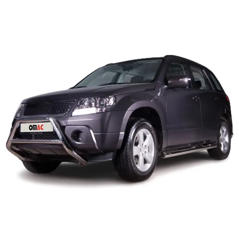 Sonderaktion Frontbügel Frontschutzbügel für Suzuki Grand Vitara 2006-2015 Stahl ABE Silber
