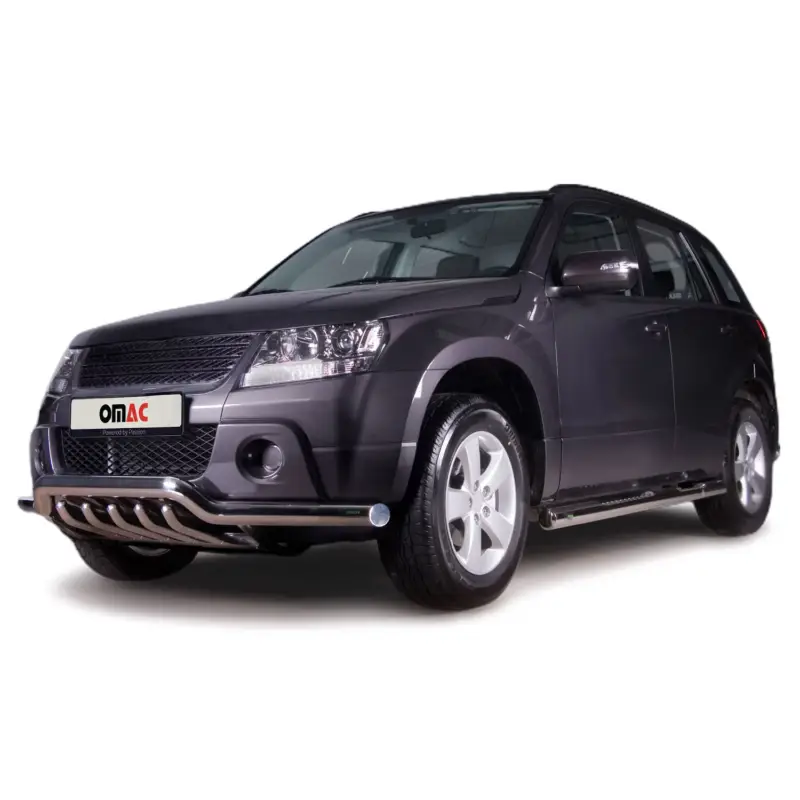 Markenprodukt Frontschutzbügel Frontbügel für Suzuki Grand Vitara 2006-2015 Stahl ABE Silber