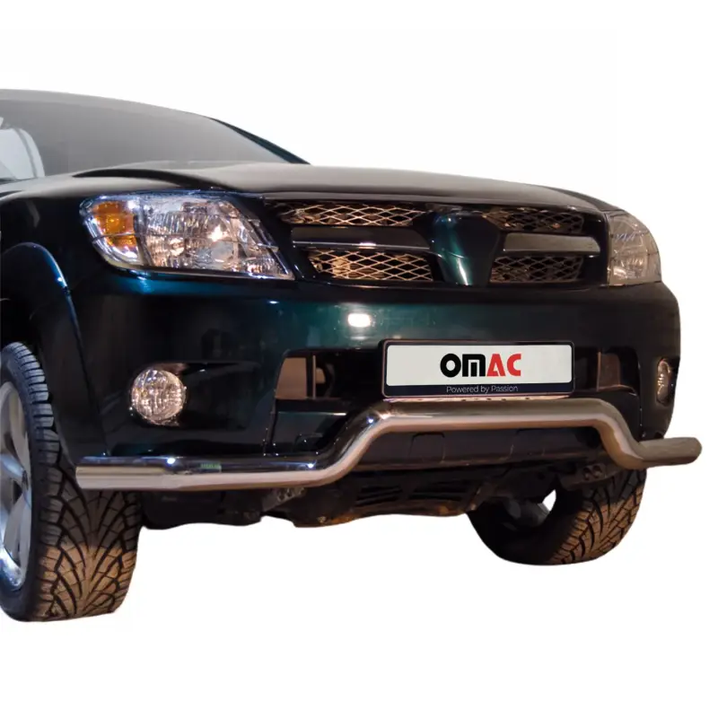 Frontbügel Frontschutzbügel für Toyota Hilux 2005-2015 Low mit ABE Stahl Silber Versand Am Gleichen Tag