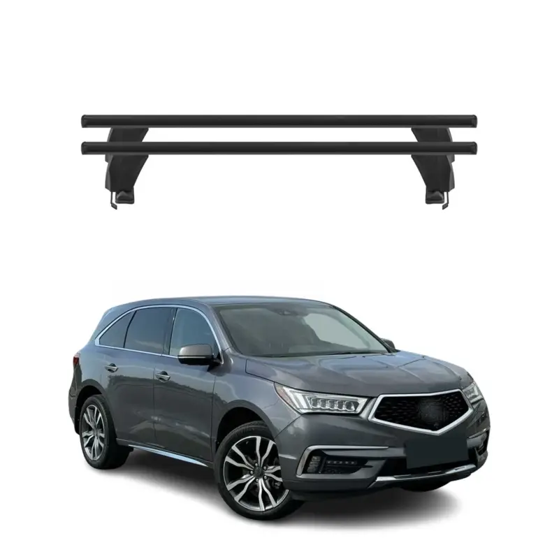 Sale Menabo Dachträger Grundtäger für Acura MDX 2014-2020 50kg Alu Schwarz 2 tlg