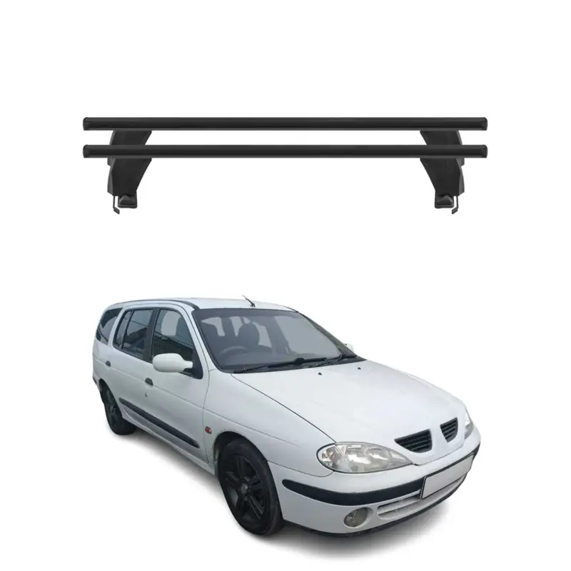 Menabo Dachträger für Renault Megane Grandtour mk1 1999-2002 FL 50kg Alu Schwarz Neu