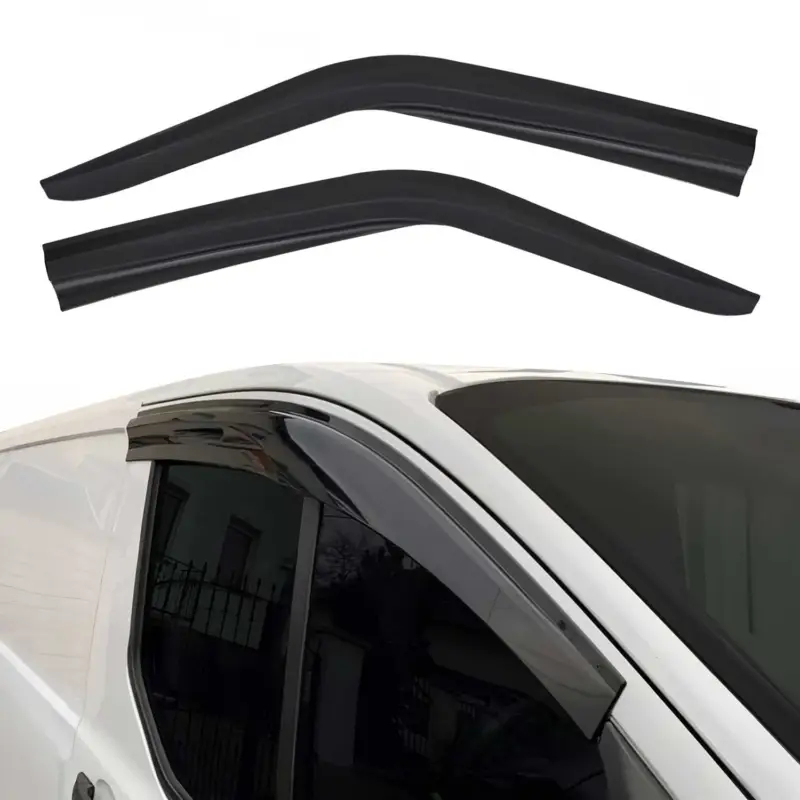 2x Windabweiser Regenabweiser für Renault Trafic 2001-2014 Acryl Dunkel Begrenztes Angebot