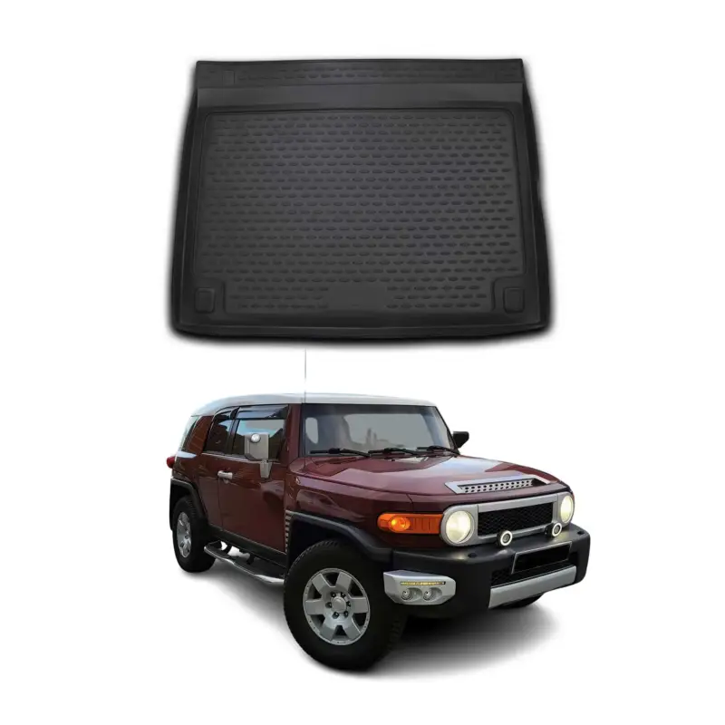Kofferraummatte Kofferraumwanne für Toyota FJ Cruiser 2007-2014 Gummi TPE Versand Am Gleichen Tag