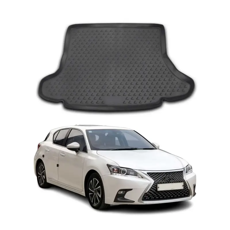 Kofferraummatte Kofferraumwanne für Lexus CT 200H 2010-2017 Gummi TPE Schwarz Versand Am Gleichen Tag