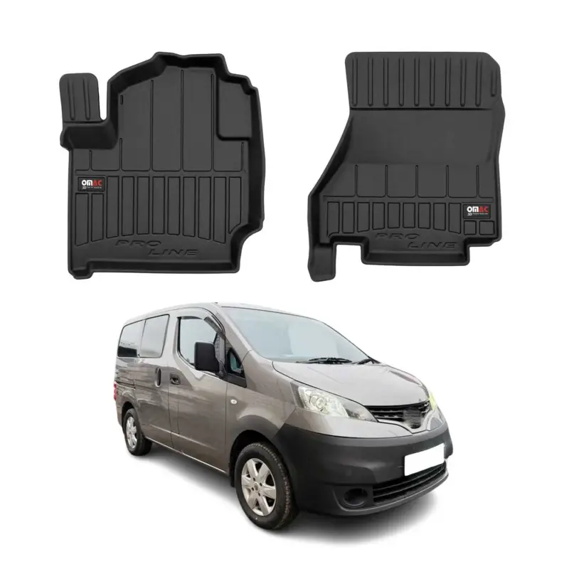 OMAC Gummi Fußmatten für Nissan e-NV200 2014-2022 Premium TPE Automatten 2tlg Must-Have