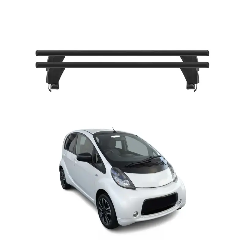 Bestseller Menabo Dachträger Grundtäger für Citroen C-Zero 2010-2020 50kg Alu Schwarz 2 tlg