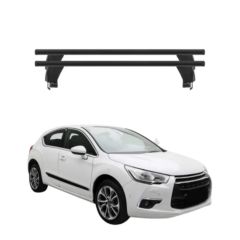 Aktuell Menabo Dachträger Grundtäger für Citroen DS4 2011-2015 50kg Alu Schwarz 2 tlg
