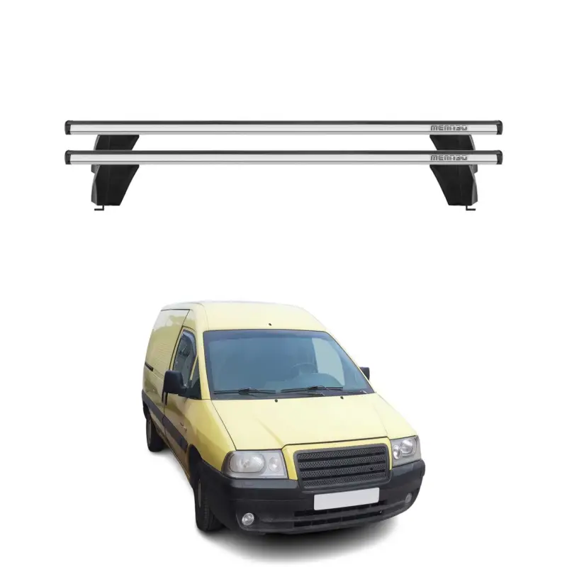 Sofort Bestellen Menabo Dachträger Grundtäger für Citroen Jumpy 1995-2006 75kg Alu Silber 2 tlg