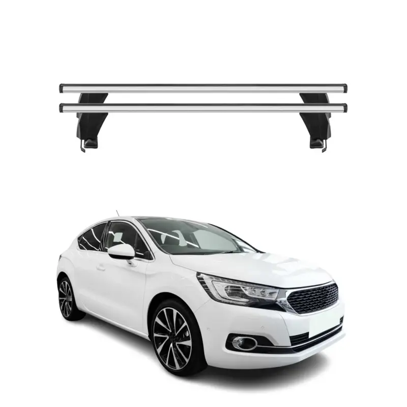 Mega-Angebot Menabo Dachträger Grundtäger für DS4 Crossback 2015-2018 50kg Alu Silber 2 tlg