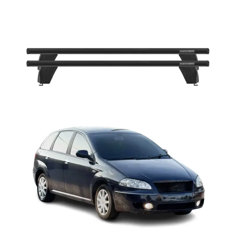 Saisonangebot Menabo Dachträger Grundtäger für Fiat Croma 2005-2010 75kg Alu Schwarz 2 tlg