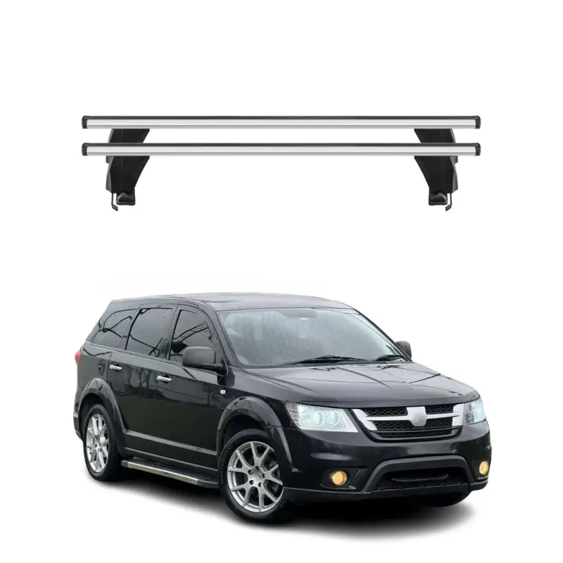 Bestseller Menabo Dachträger Grundtäger für Fiat Freemont 2011-2016 50kg Alu Silber 2 tlg