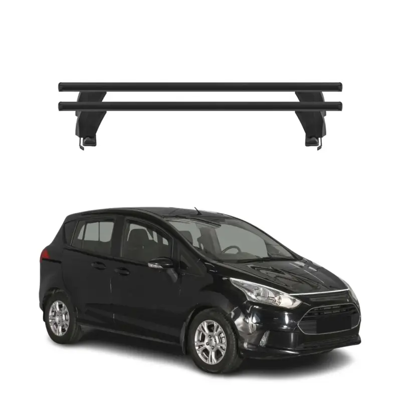 Menabo Dachträger Grundtäger für Ford B-Max 2012-2017 50kg Alu Schwarz 2 tlg Aktuell