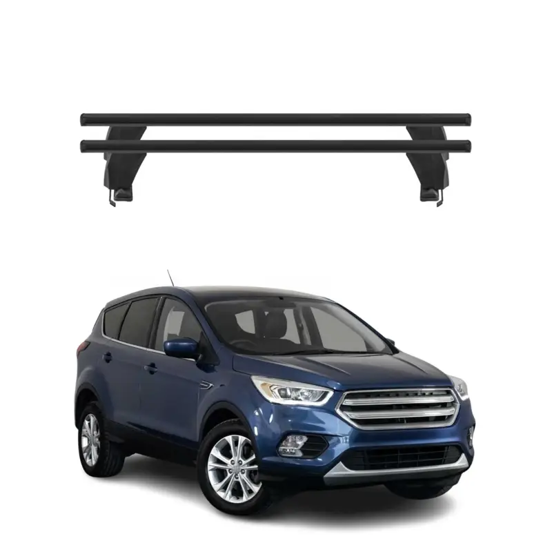 Letzte Chance Menabo Dachträger Grundtäger für Ford Escape C520 2013-2019 50kg Alu Schwarz 2x
