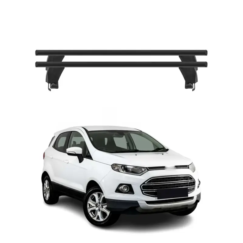 Knallerangebot Menabo Dachträger Grundtäger für Ford Ecosport 2014-2017 Pre-FL 50kg Alu Schwarz